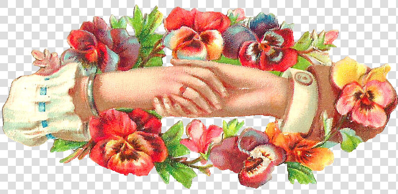 Clipart Hands Flower   Engagement Hands Clipart Png  Transparent PngTransparent PNG