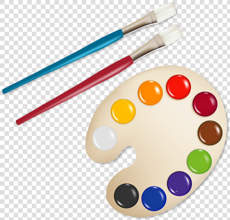 Transparent Paint Palette Png   Watercolor Paints Clipart  Png DownloadTransparent PNG