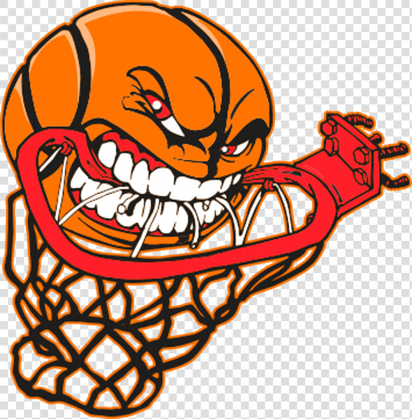 Basketball Net Swish Clip Art Png   Mean Basketball  Transparent PngTransparent PNG