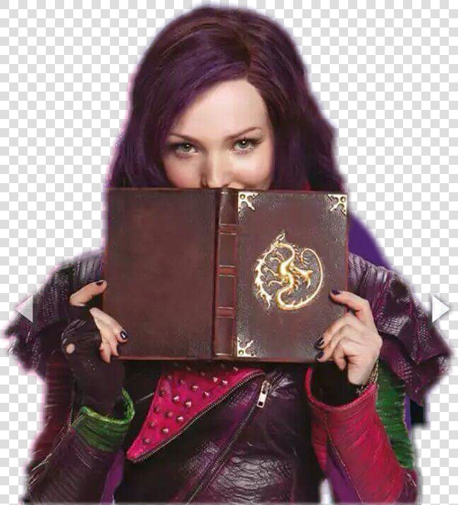  mal  descendants  descendientes  freetoedit   Descendants 2 Mal Holding Her Spellbook  HD Png DownloadTransparent PNG