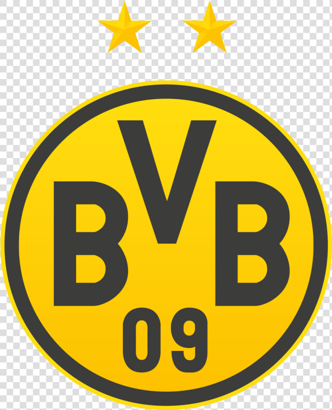 Dortmund   Borussia Dortmund Logo Stars  HD Png DownloadTransparent PNG