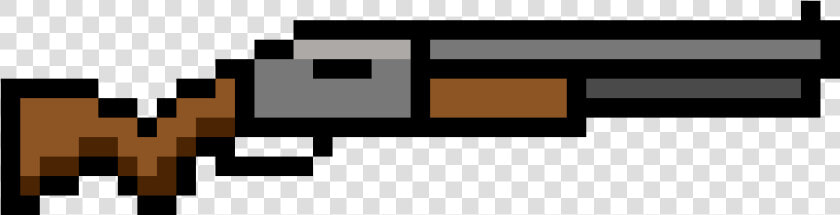 Fortnite Pump Shotgun   Pump Shotgun Pixel Art  HD Png DownloadTransparent PNG