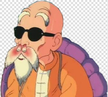  anime  dragonballz  dragonballgt  dragonball  pervert   Master Roshi Nosebleed  HD Png DownloadTransparent PNG