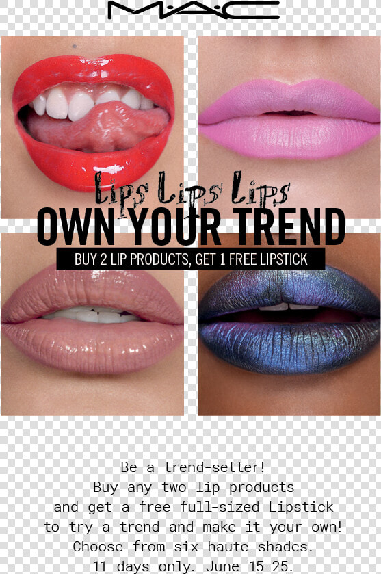 C Lips Lips Lips   Mac Cosmetics  HD Png DownloadTransparent PNG