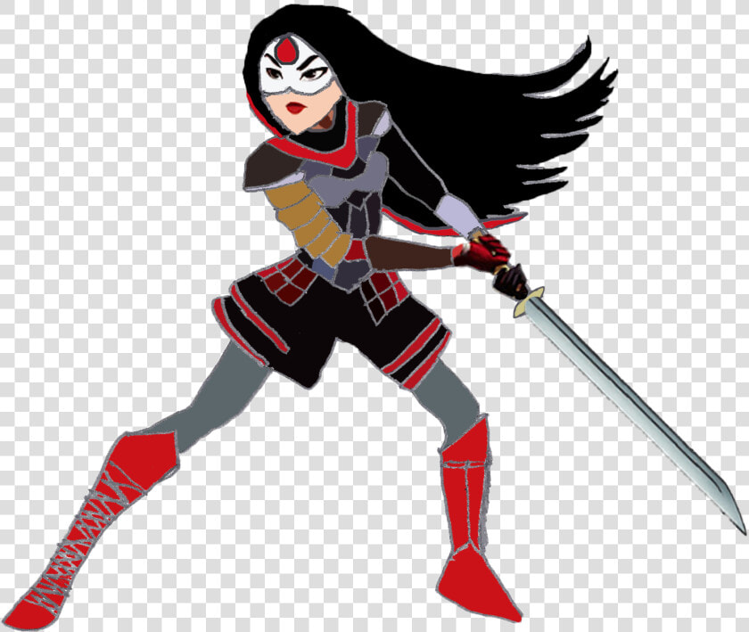 Drawing Katana Warrior Transparent Png Clipart Free   Justice League Miss Katana  Png DownloadTransparent PNG