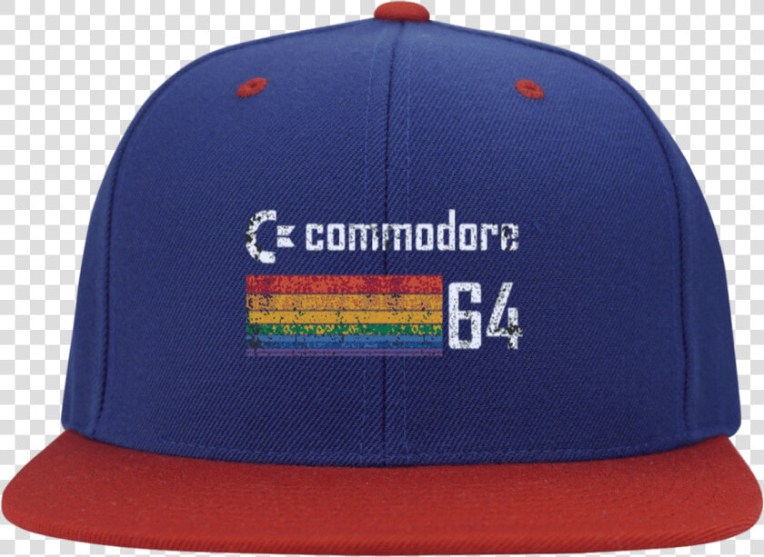 Commodore 64 Flat Bill High profile Snapback Hat   Hat  HD Png DownloadTransparent PNG