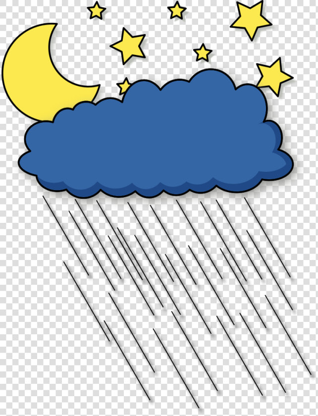 Rainy Night   Cartoon Pics Of Rainy Night  HD Png DownloadTransparent PNG