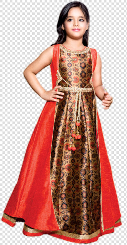 Baby In Indian Traditional Dress   Homeshop18 Chhabra 555 Lehenga  HD Png DownloadTransparent PNG