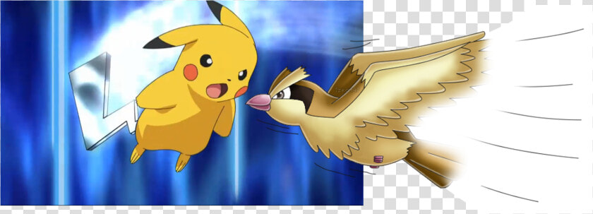 Pikachu Vs Pidgey  HD Png DownloadTransparent PNG