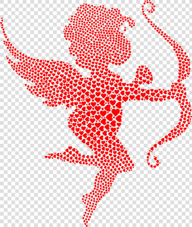 Transparent Cupid Clipart   Cupid Silhouette Clip Art  HD Png DownloadTransparent PNG