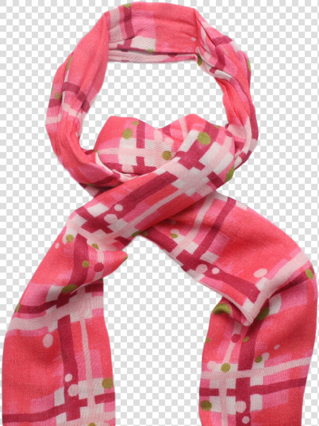 Scottish Ladies Gift Tartan Effect Scarf Stole Pink   Scarf  HD Png DownloadTransparent PNG