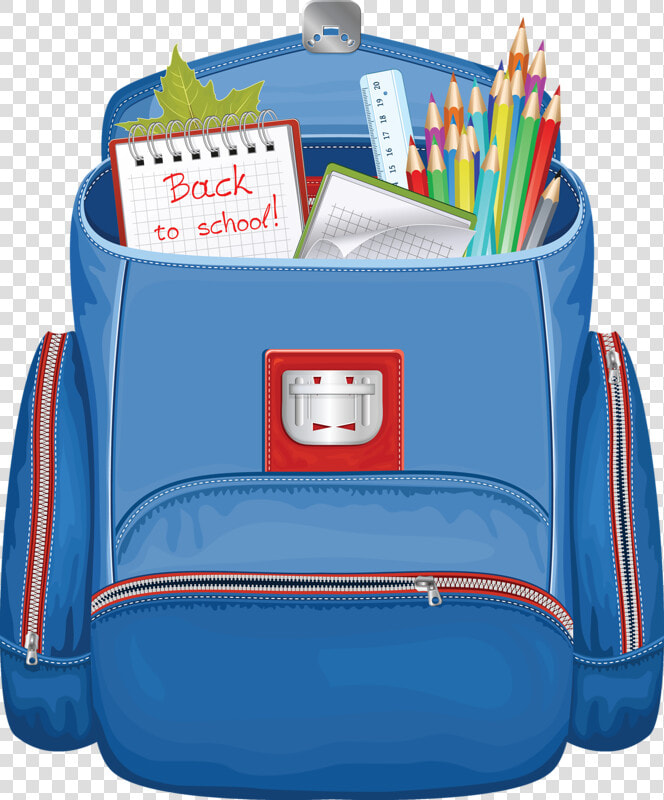 Pencil Case In The Bag Clipart   Clipart School Bag Png  Transparent PngTransparent PNG