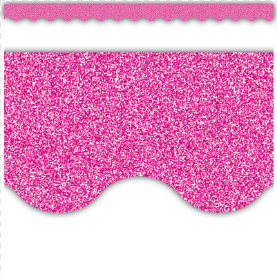 Pink Glitz Scalloped Border Trim   Paper Product  HD Png DownloadTransparent PNG