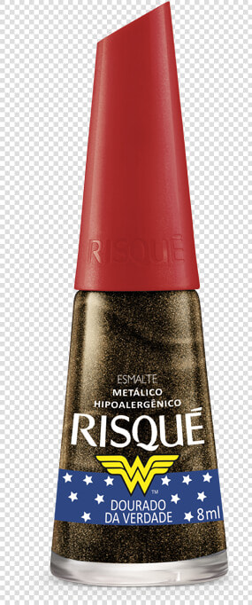 Esmalte Risque Mulher Maravilha Dourado De Verdade  HD Png DownloadTransparent PNG