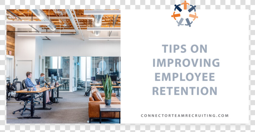 Tips On Improving Employee Retention   Coworking Office  HD Png DownloadTransparent PNG