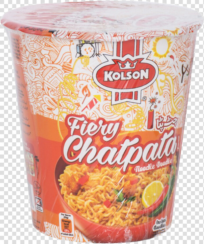 Kolson Cup Noodles Fiery Chatpata 50 Gm   Kolson Cup Noodles Chatpata  HD Png DownloadTransparent PNG