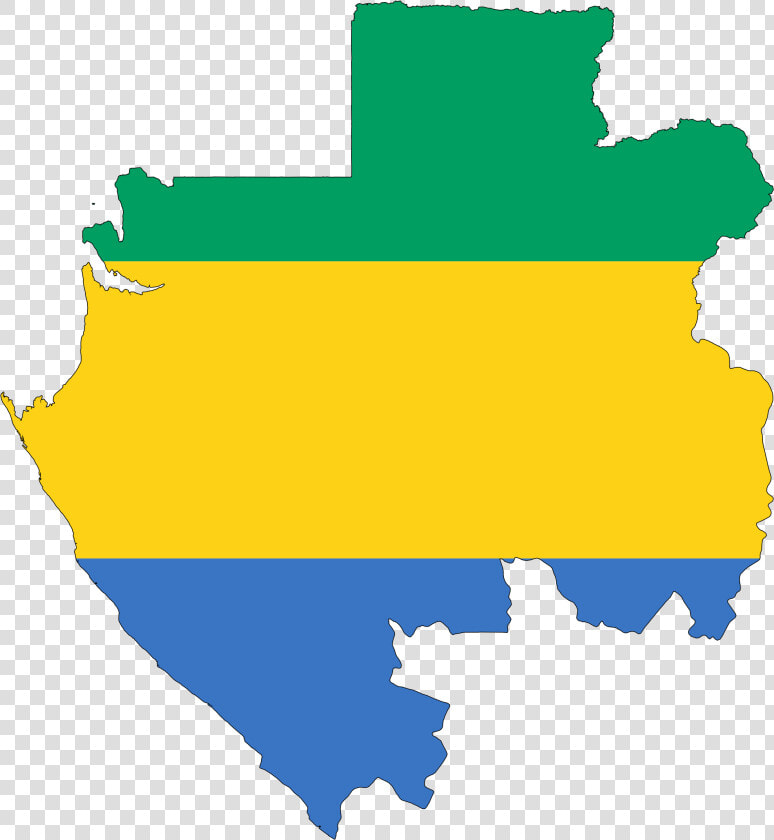 Flag Map Gabon  HD Png DownloadTransparent PNG