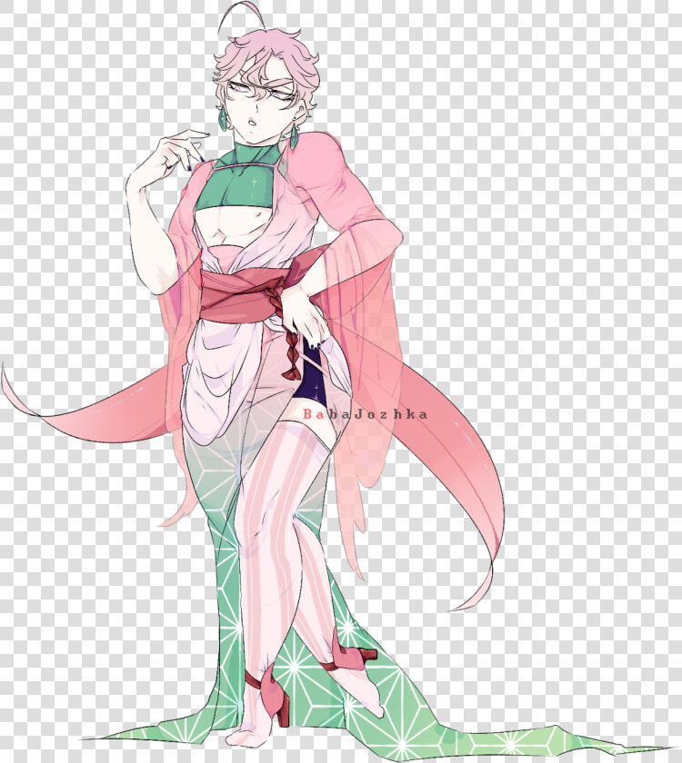 Male Lurantis Gijinka  HD Png DownloadTransparent PNG