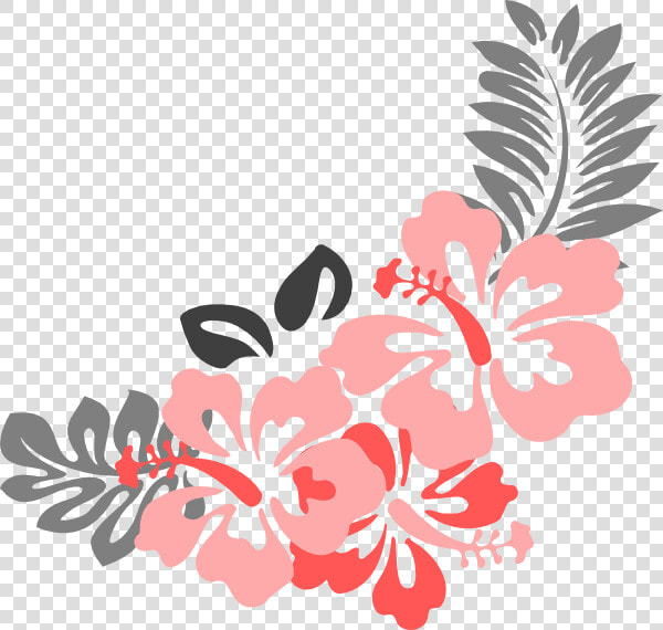 Hibiscus Flower Png Border   Hibiscus Clip Art  Transparent PngTransparent PNG