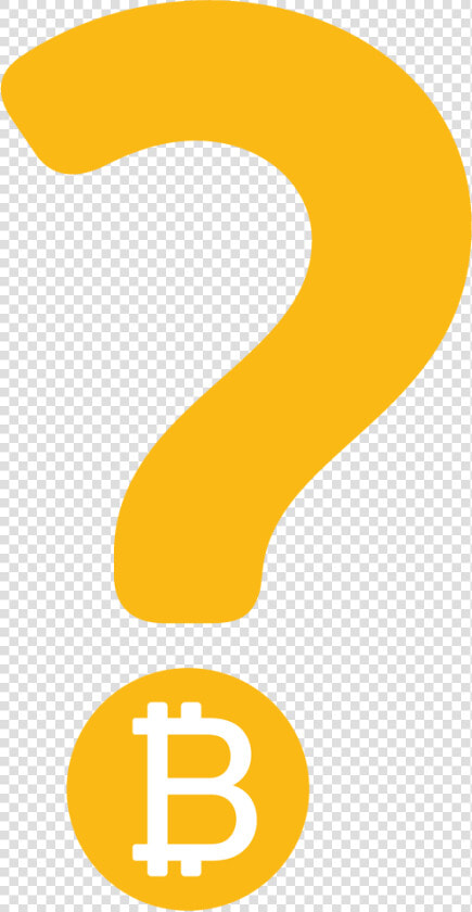 Btc Question Mark   Bitcoin With A Question Mark  HD Png DownloadTransparent PNG