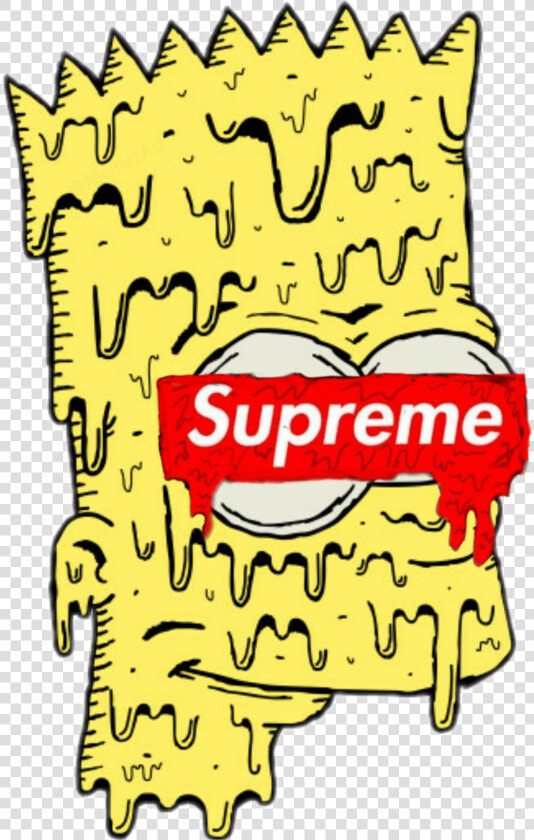 Transparent Bart Simpson Png   Bart Simpson Supreme  Png DownloadTransparent PNG