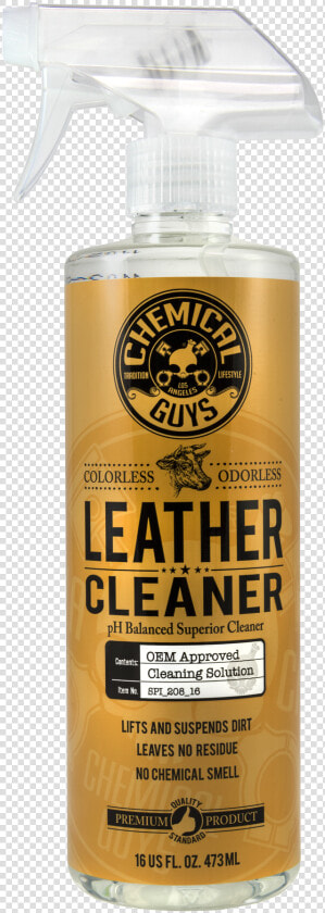 Leather Cleaner   Chemical Guys Leather Cleaner  HD Png DownloadTransparent PNG