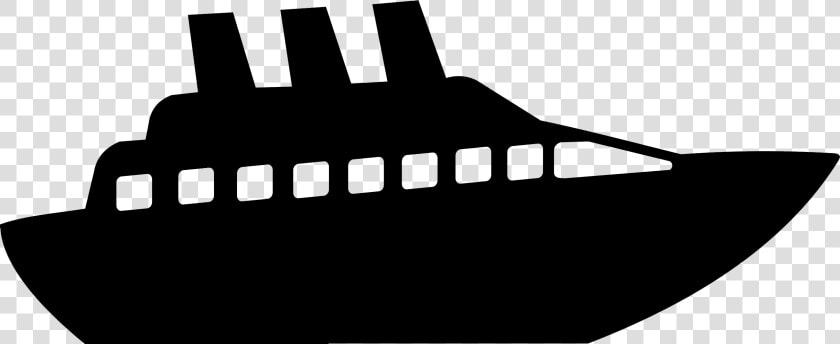 Cruise Clipart Black And White   Cruise Ship  HD Png DownloadTransparent PNG