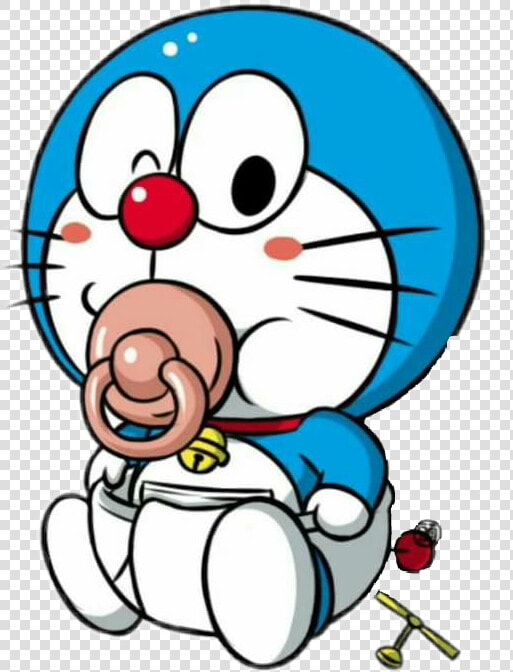  stiker  xoxo  doraemon  babydoraemon  blue  remixit   Đoremon Cute  HD Png DownloadTransparent PNG