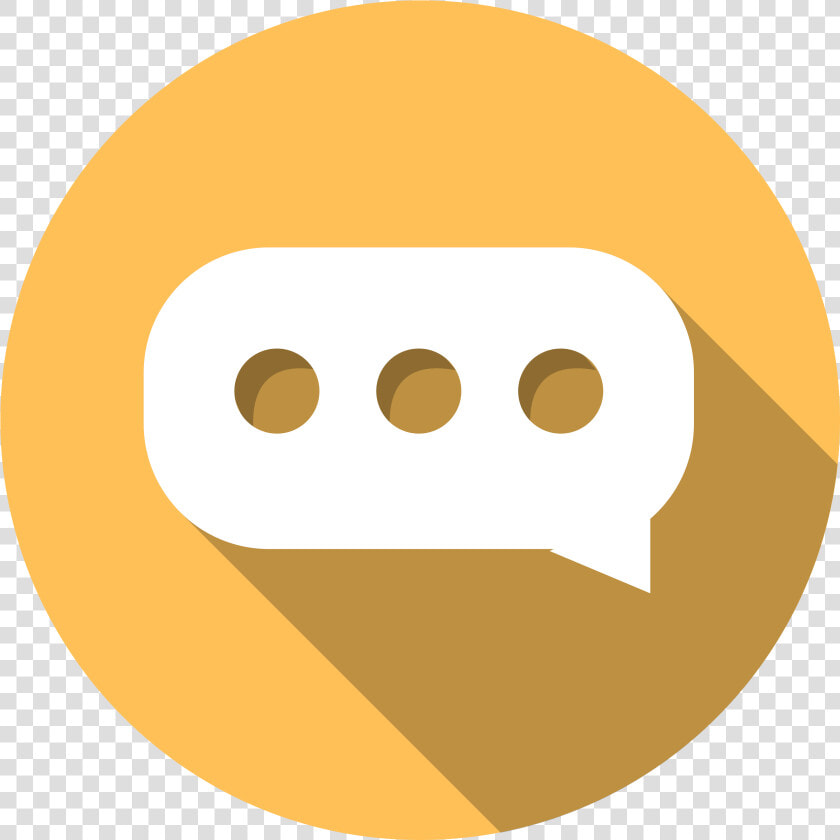 Icon Of A Speech Bubble   Circle Text Bubble Icon  HD Png DownloadTransparent PNG