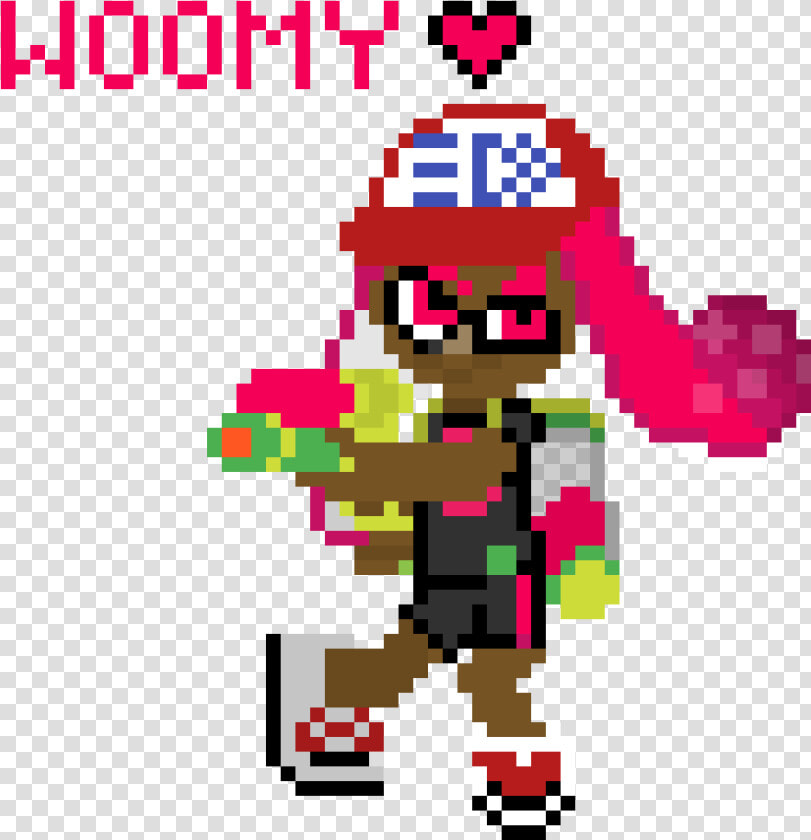 Inkling Girl Pink Super Smash Bros Ultimate  HD Png DownloadTransparent PNG