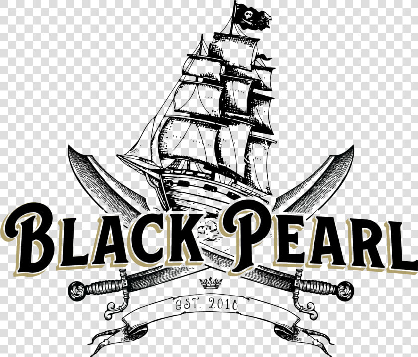 Black Pearl Bar  amp  Restaurant   Black Pearl Ship Logo  HD Png DownloadTransparent PNG