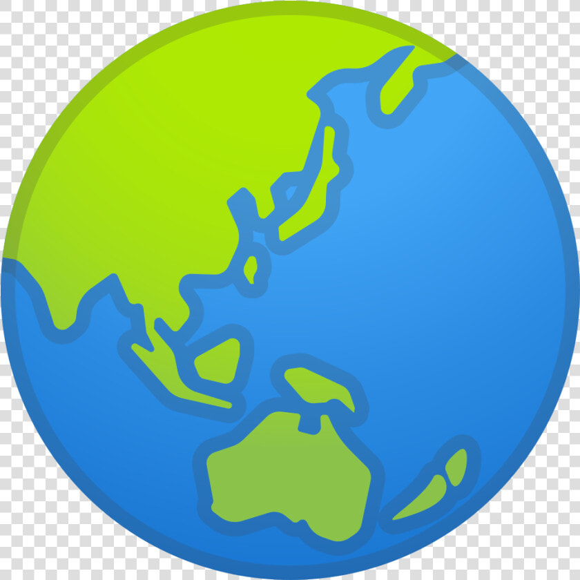 Globe Showing Asia Australia Icon   Emoji Weltkugel  HD Png DownloadTransparent PNG