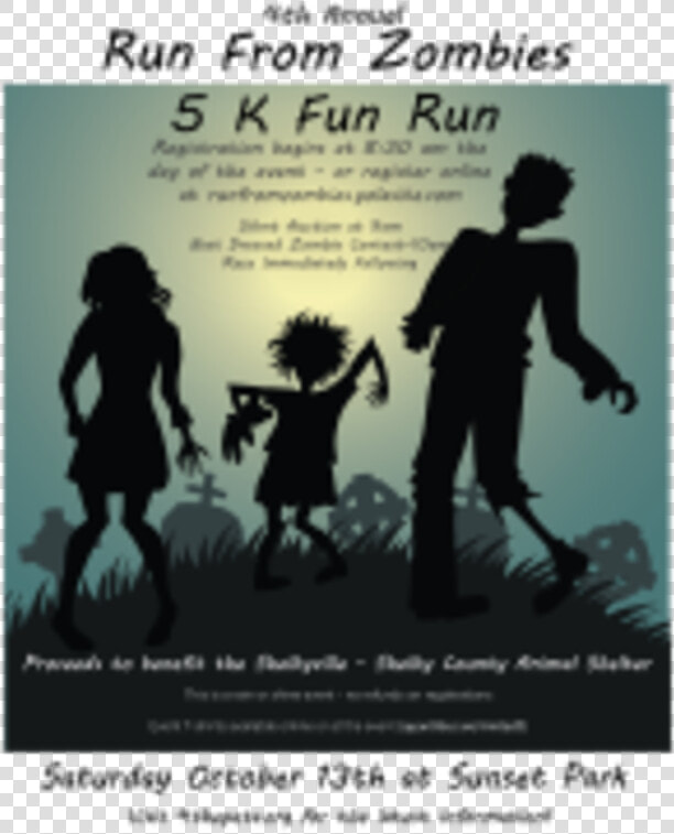 Run From Zombies 5k Fun Run   Halloween  HD Png DownloadTransparent PNG