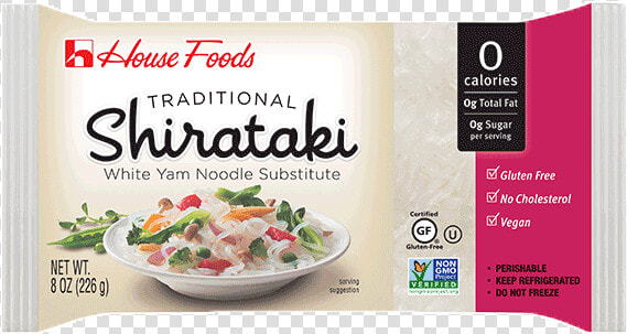 Traditional Shirataki   House Foods Shirataki Noodles  HD Png DownloadTransparent PNG