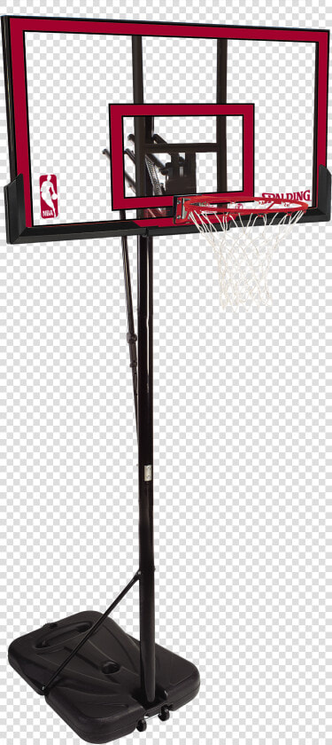 Pro Glide™ Polycarbonate Portable Basketball Hoop System   Spalding Nba Basketball Hoop  HD Png DownloadTransparent PNG