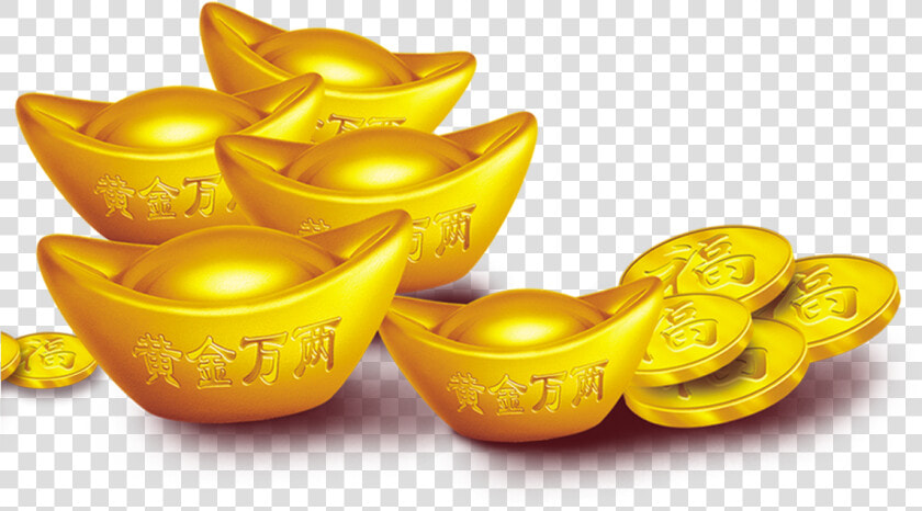 Chinese Gold Ingot   Chinese Gold Ingot Png  Transparent PngTransparent PNG