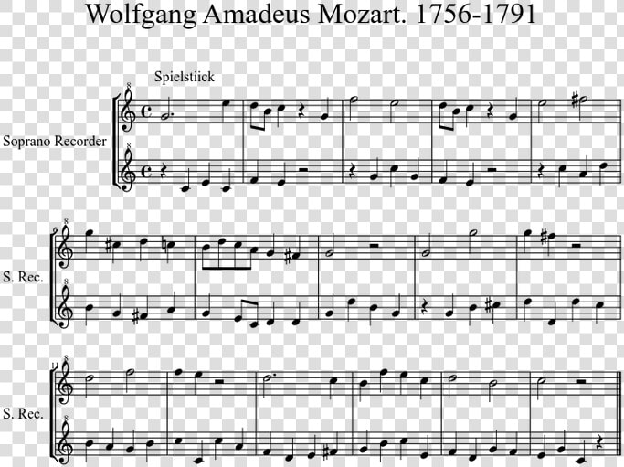 Transparent Mozart Png   Sheet Music  Png DownloadTransparent PNG