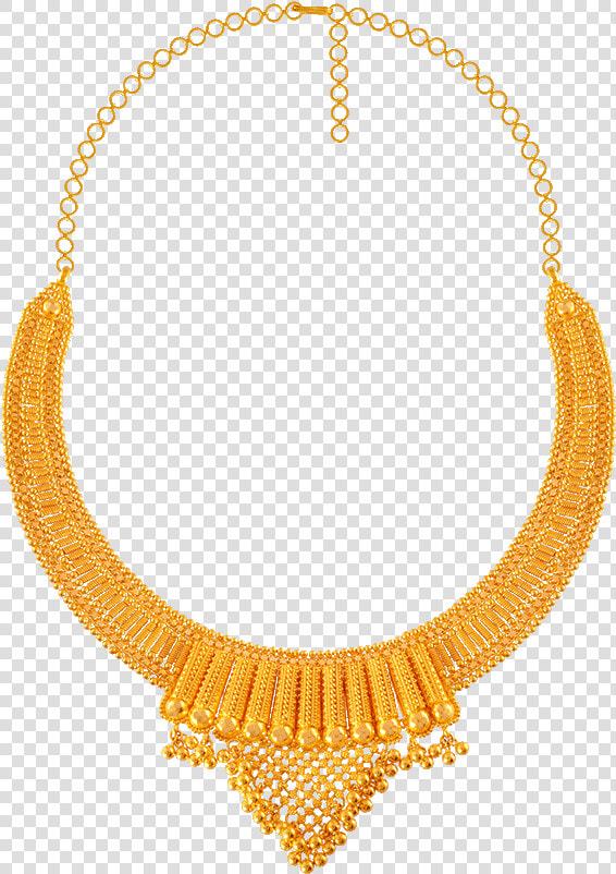 Chandra Jewellers 22kt Yellow Gold Necklace For Women   Gold Necklace Kalyan Jewellers  HD Png DownloadTransparent PNG