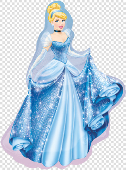 Princess Cinderella Supershape 33 Inch Balloon Anagram   Cinderella Foil Balloon  HD Png DownloadTransparent PNG