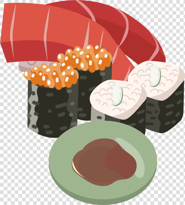 Sushi Salmon Caviar Cucumber Png And Vector Image  Transparent PngTransparent PNG