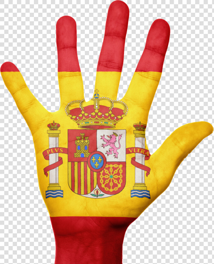 Spain  Flag  Hand  Country  National  Pride  Patriotism   Spanish Flag On Hand  HD Png DownloadTransparent PNG