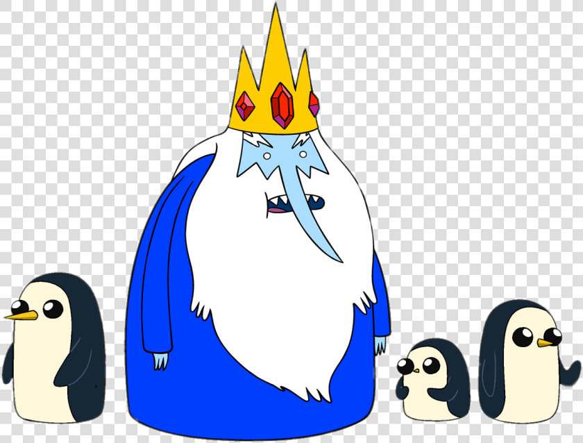 Adventure Time The Ice King And Penguins   Ice King And Penguins  HD Png DownloadTransparent PNG