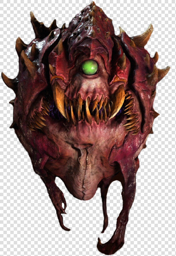 The Cacodemon Is A Flying Psionic Demon Seen In Doom   Doom Demons  HD Png DownloadTransparent PNG