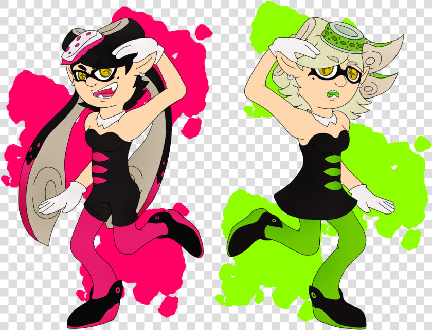 Splatoon Squid Sisters By Lizzietheratcicle Splatoon   Lizzietheratcicle Splatoon  HD Png DownloadTransparent PNG