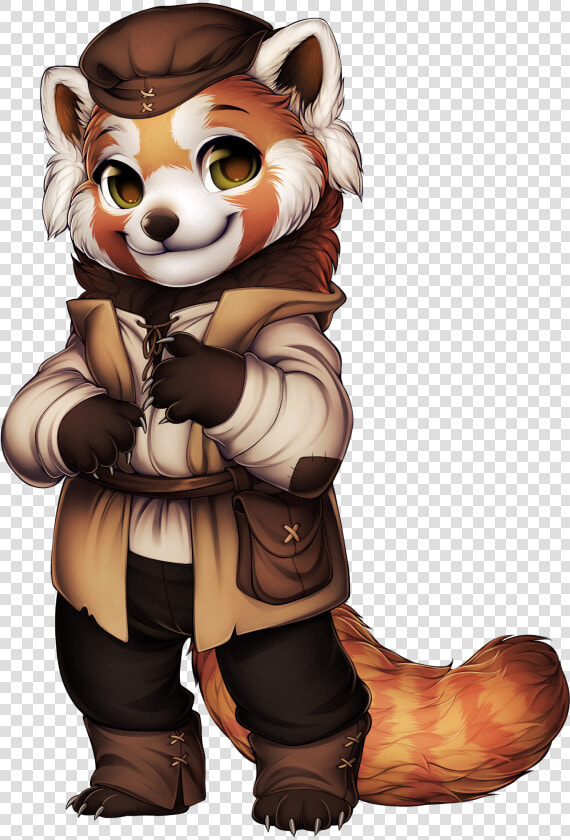 Red Panda Peasant   Red Panda Furvilla  HD Png DownloadTransparent PNG