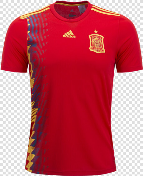 Camiseta España Primera Equipación Mundial Rusia   Spain National Football Team Jersey  HD Png DownloadTransparent PNG