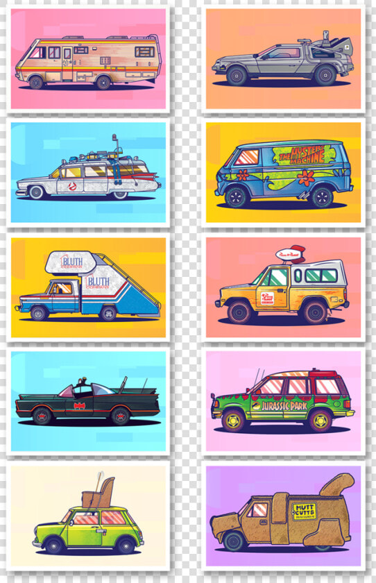 Postcards   Vintage Car  HD Png DownloadTransparent PNG