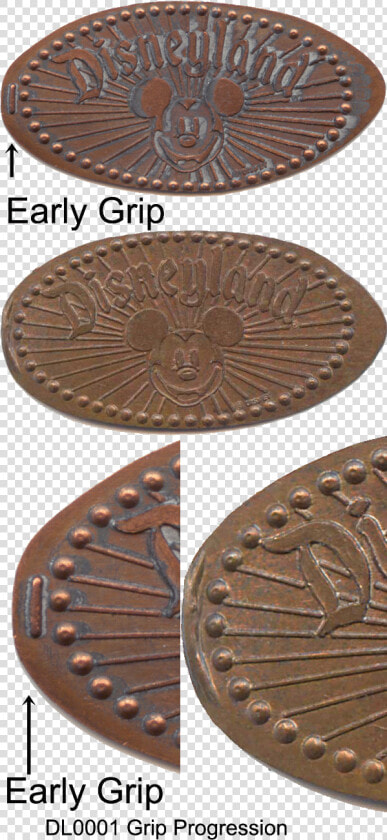 Dl0001 Pressed Penny Grip Comparisons  HD Png DownloadTransparent PNG