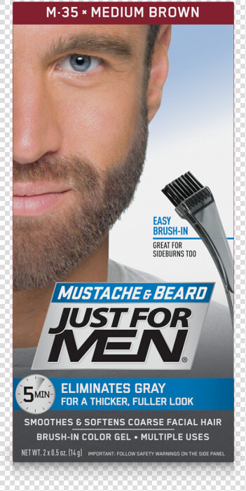 Mustache And Beard Just For Men  HD Png DownloadTransparent PNG