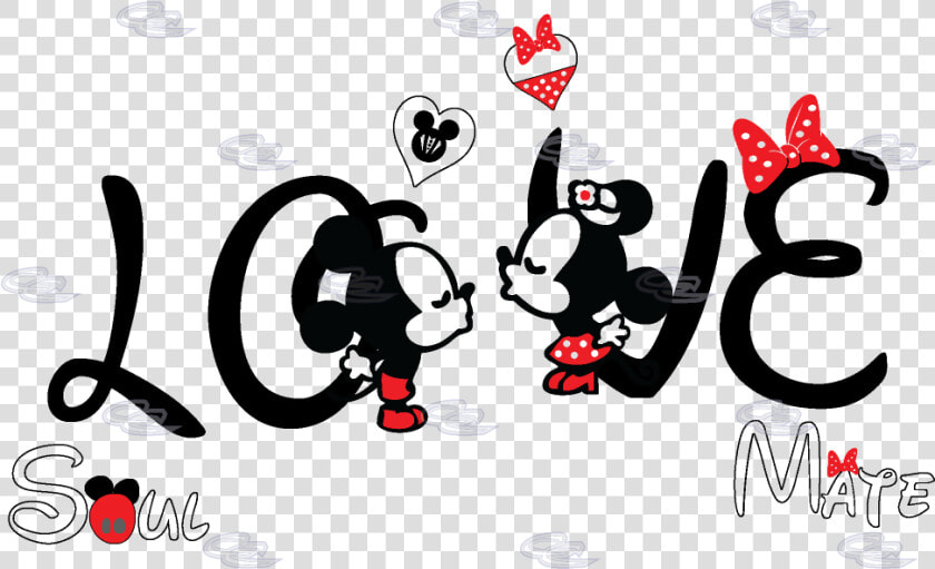 Mickey Mouse Minnie Mouse T shirt Soulmate The Walt   Mickey E Minnie Love Png  Transparent PngTransparent PNG